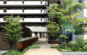 [イメージ]マクハリテラスプロジェクト　エントランス部完成予想図