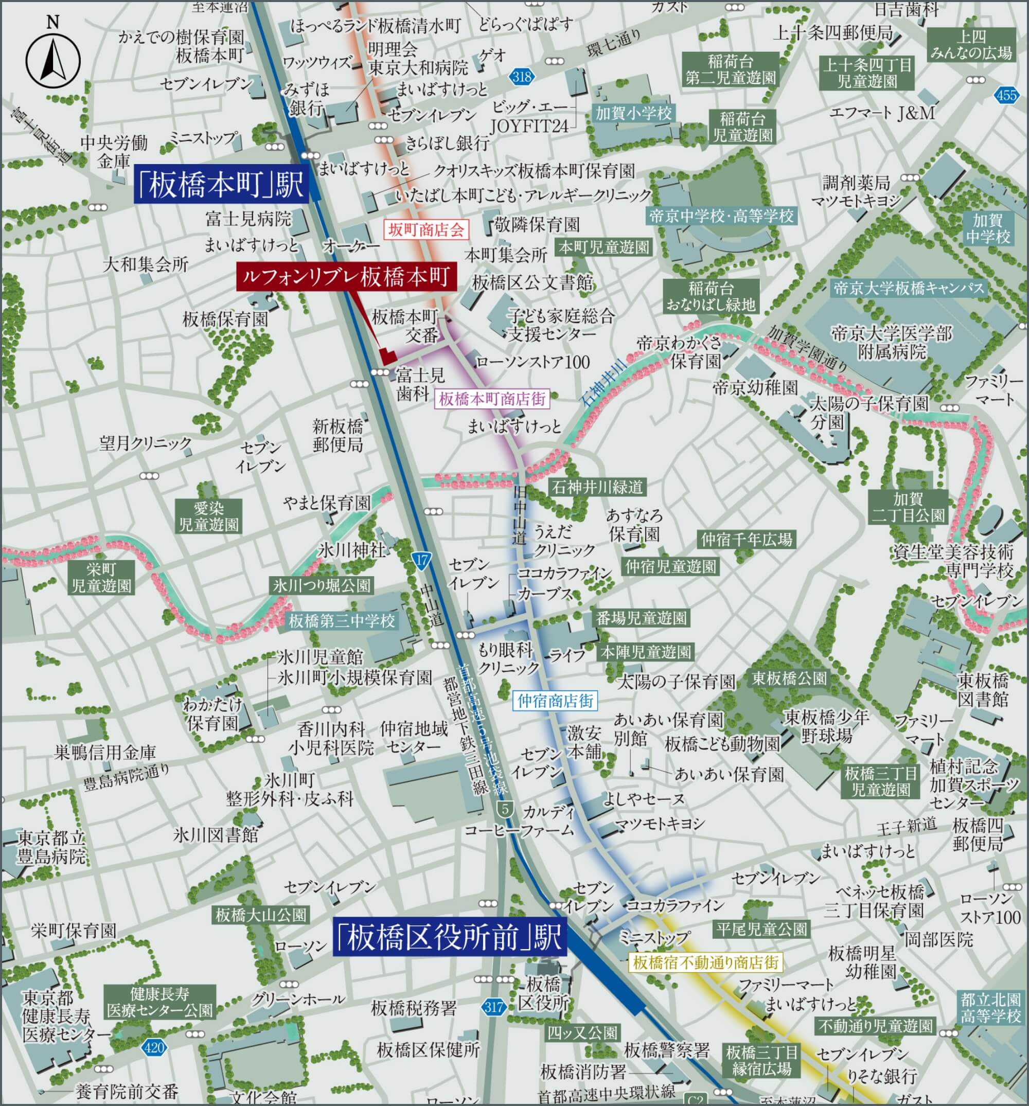 現地案内図