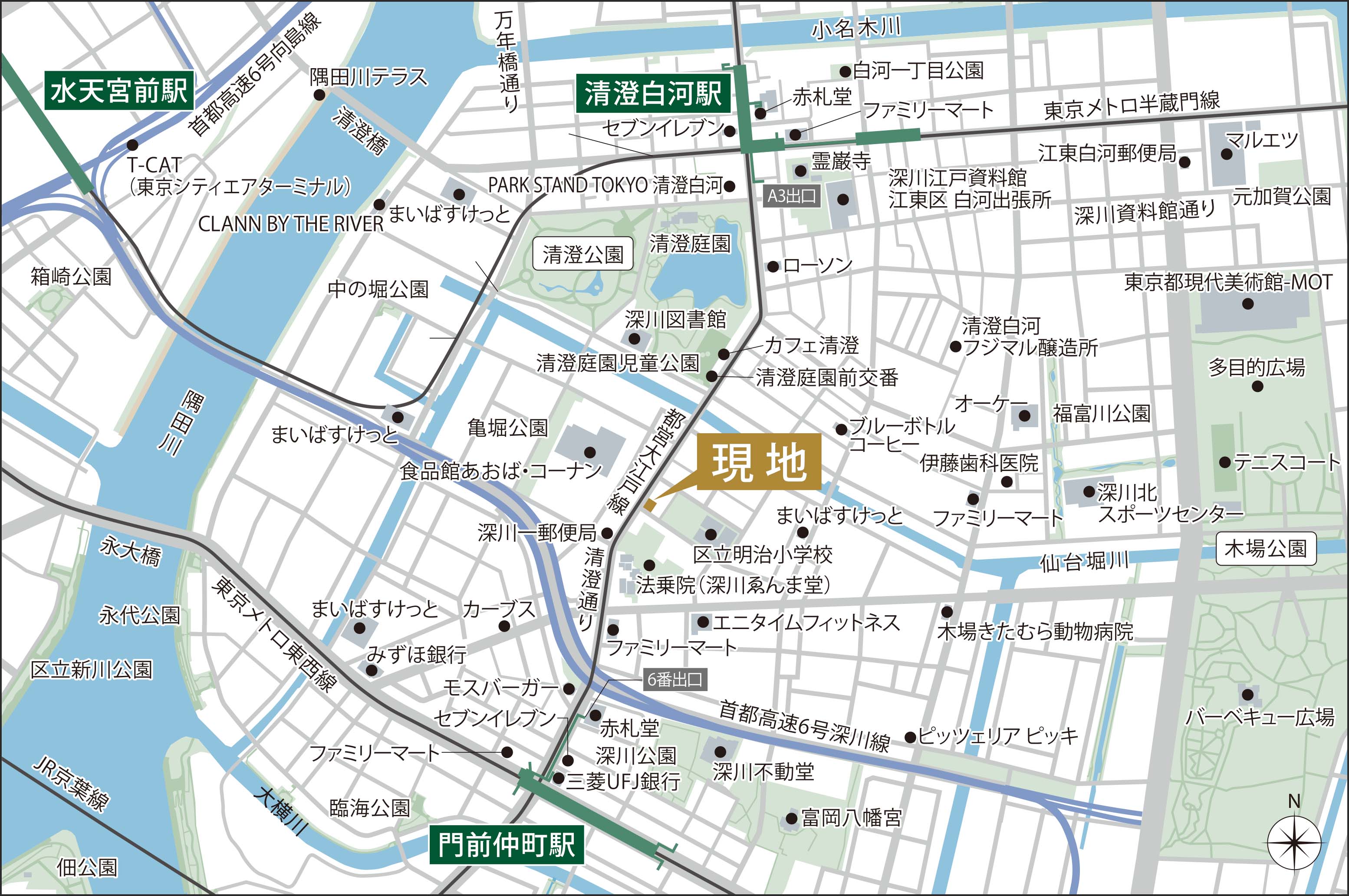 現地案内図
