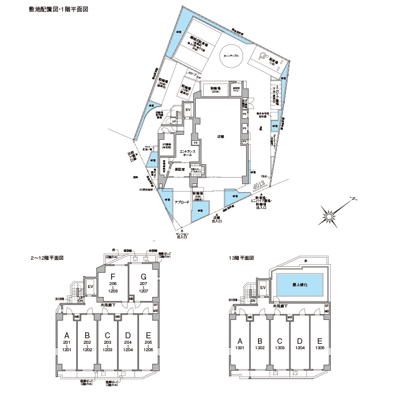 敷地配置図