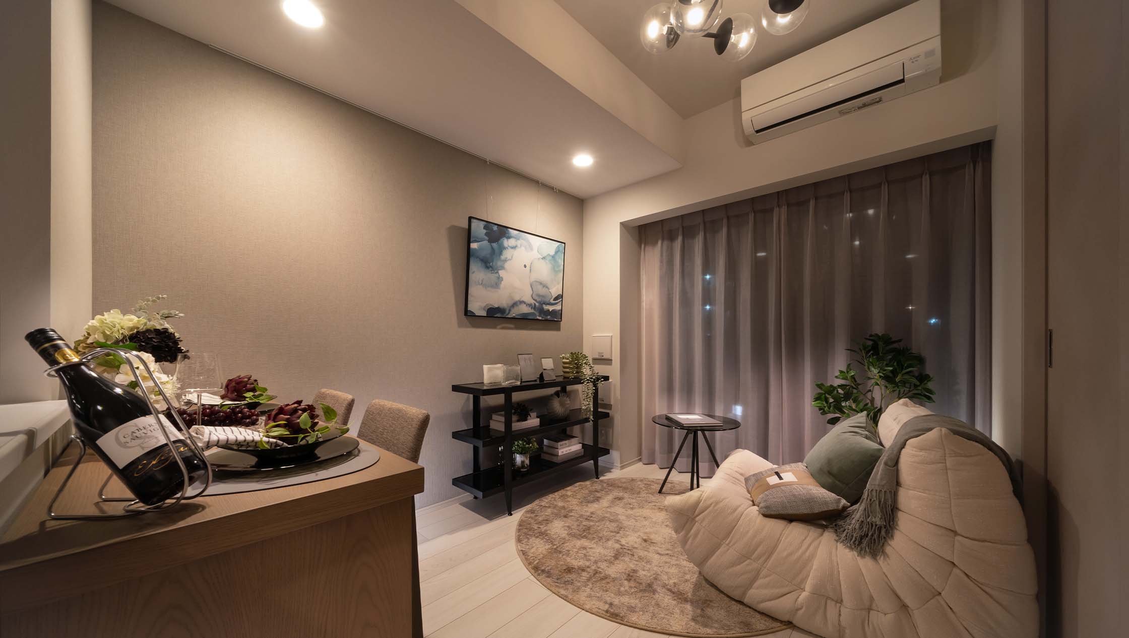 室内（Dタイプ：1LDK/夜）