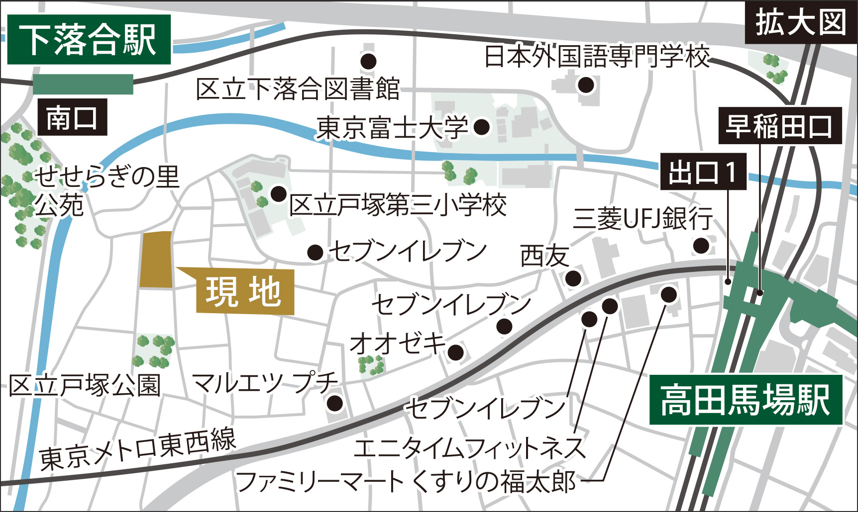 現地案内図