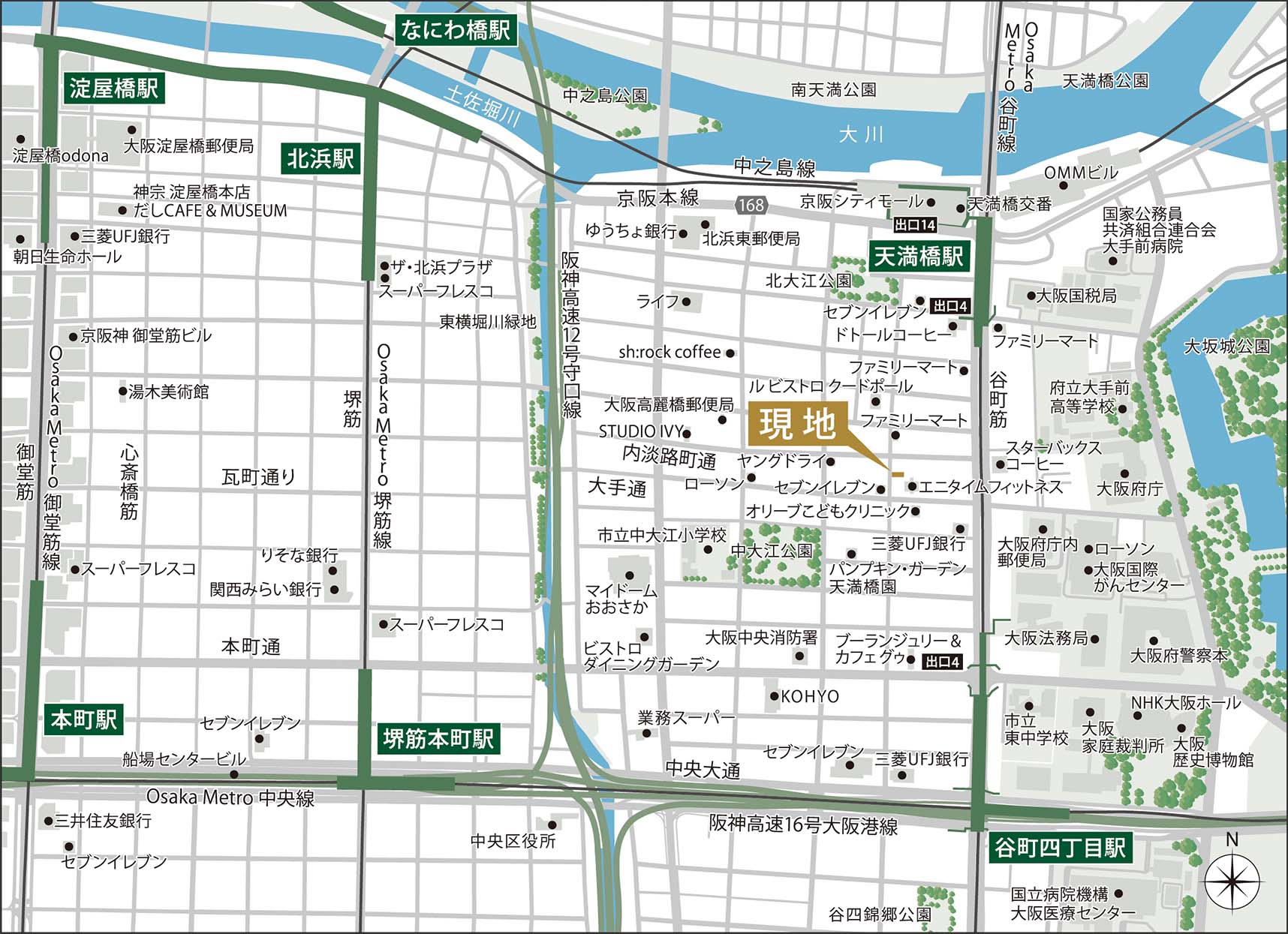 現地案内図