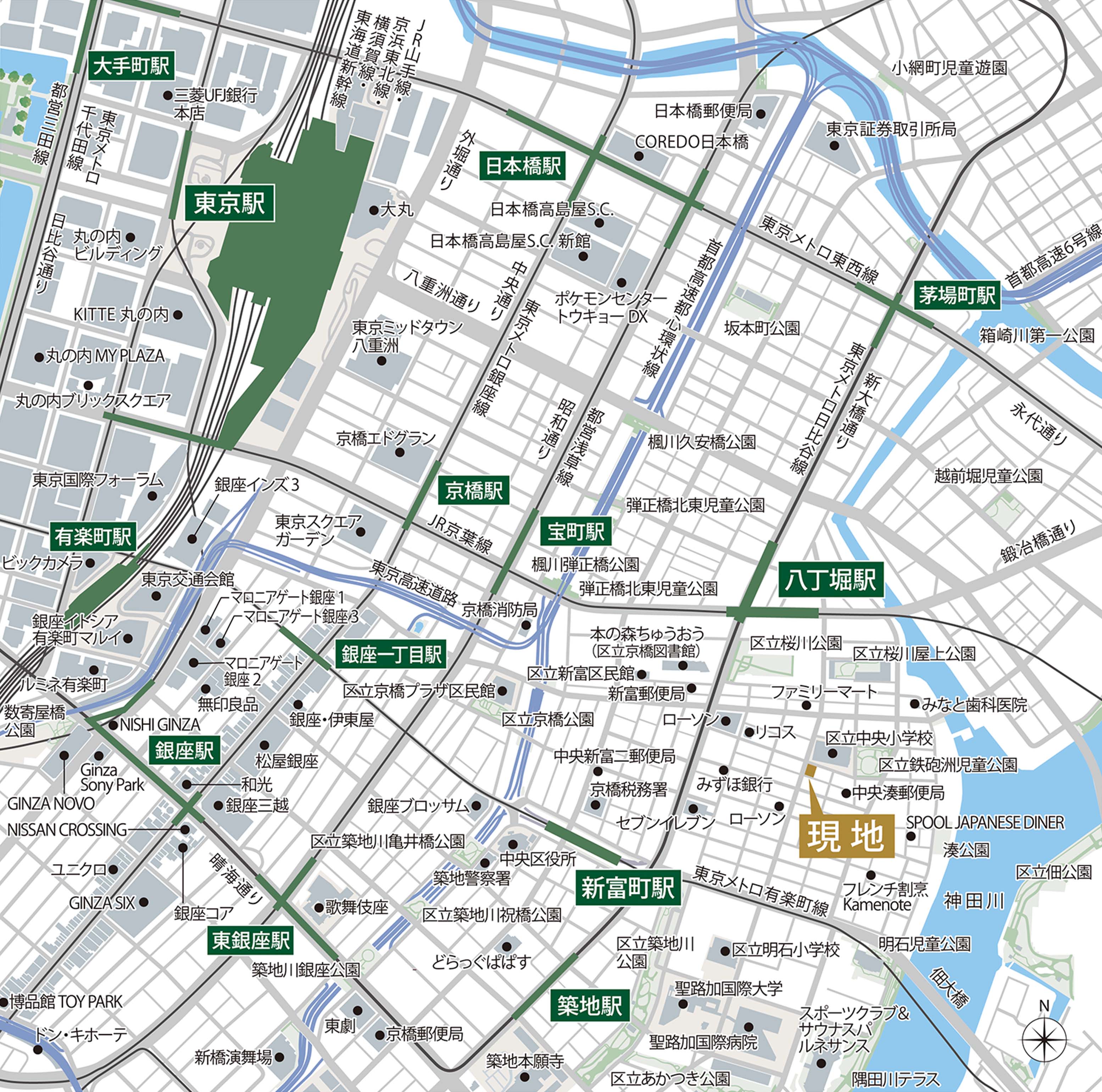 現地案内図